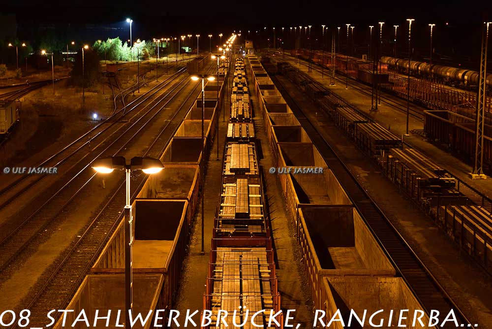 08 Stahlwerkbruecke, Rangierbahnhof